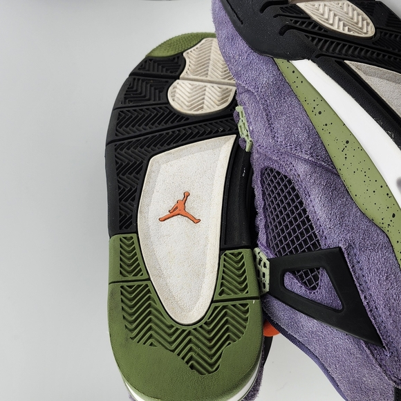 Jordan Athletic Shoes in Purple and Green - Picture 14 of 16